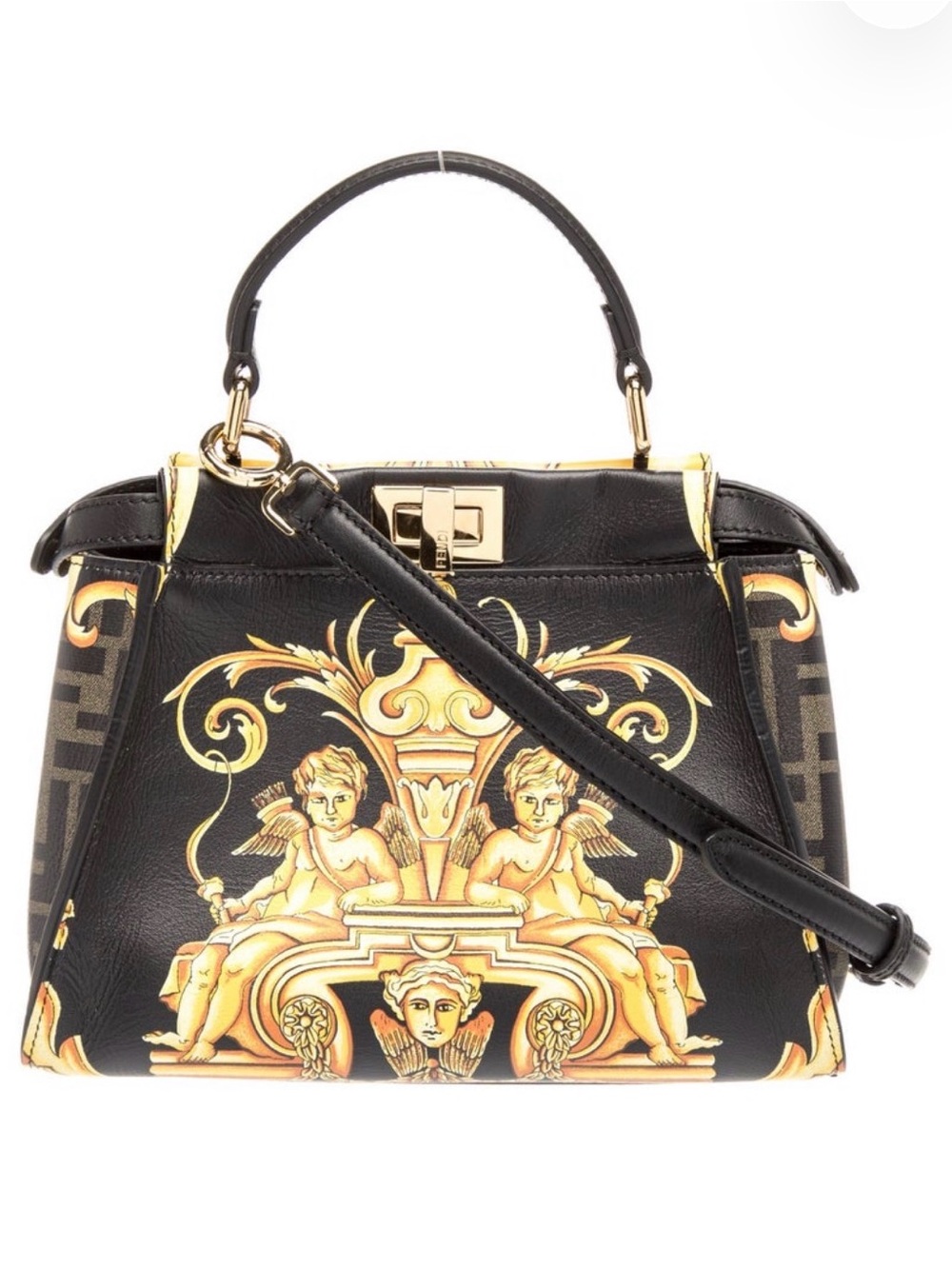 NWOT Fendace Black and gold peekaboo!